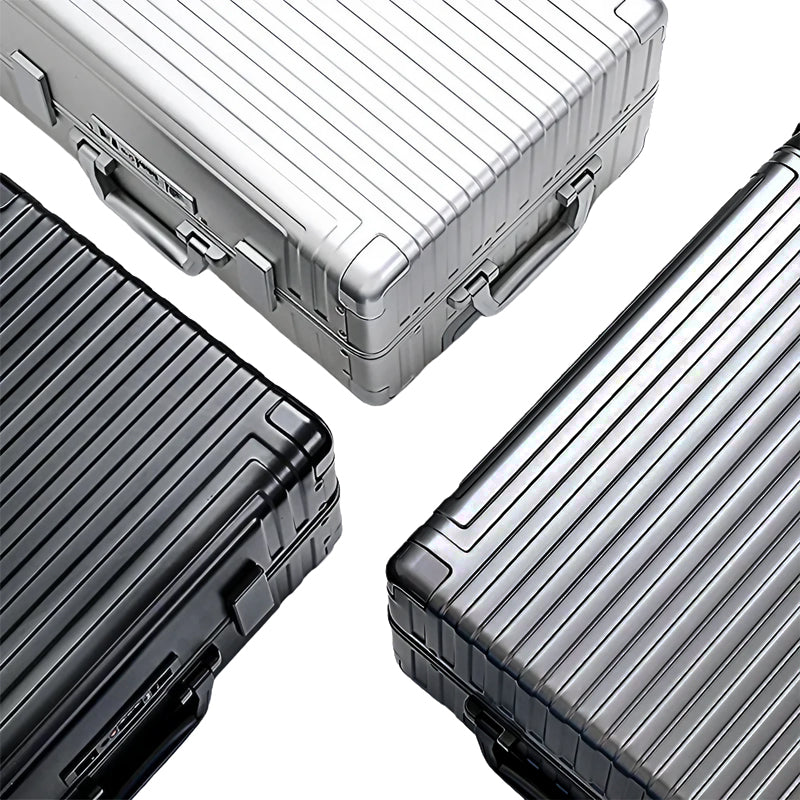 LDUVIN公式/オシャレなアルミニウム製トラベルケース: 旅行に最適なデザインと機能性