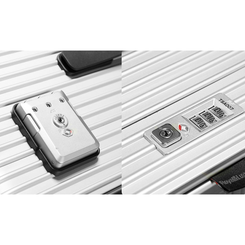 【スーツケース】LDUVIN アルミニウム フロントパネル TSAダイヤルファスナーロックの細部画像 180日間品質保証