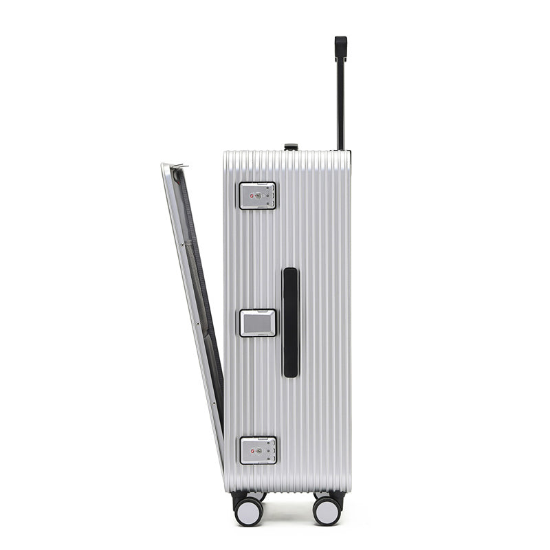 【スーツケース】LDUVIN アルミニウム フロントパネル スーツケースの側面図の細部画像 180日間品質保証