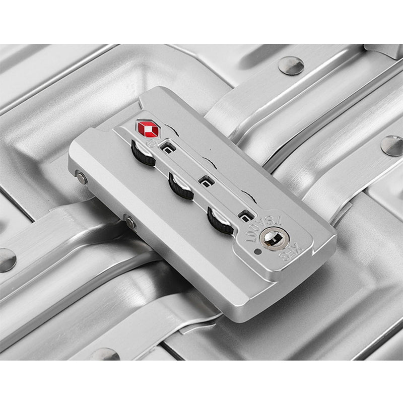 【スーツケース】LDUVIN エッセンシャル モダン TSAダイヤルファスナーロックの細部画像 ポリカーボネート 180日間品質保証