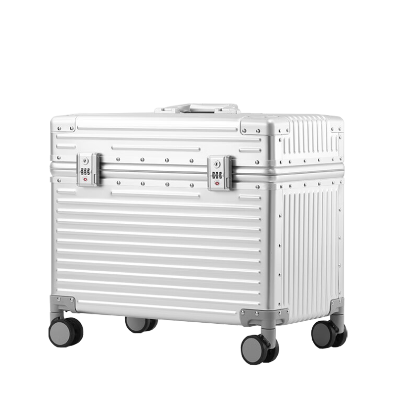 LDUVIN公式/シンプルなアルミニウムウイナースーツケース: 落ち着いた雰囲気で使いやすい