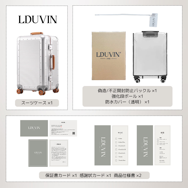 LDUVIN ポリカーボネート レトロモダン