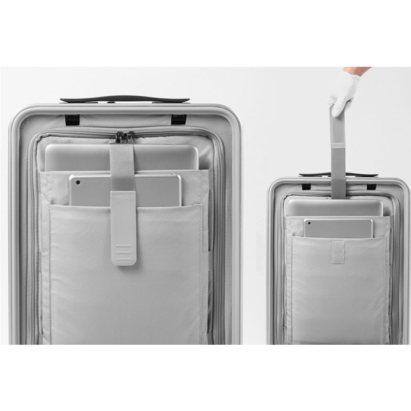 【スーツケース】LDUVIN アルミニウム フロントパネル 小分けポケット＋分隔层の細部画像 180日間品質保証
