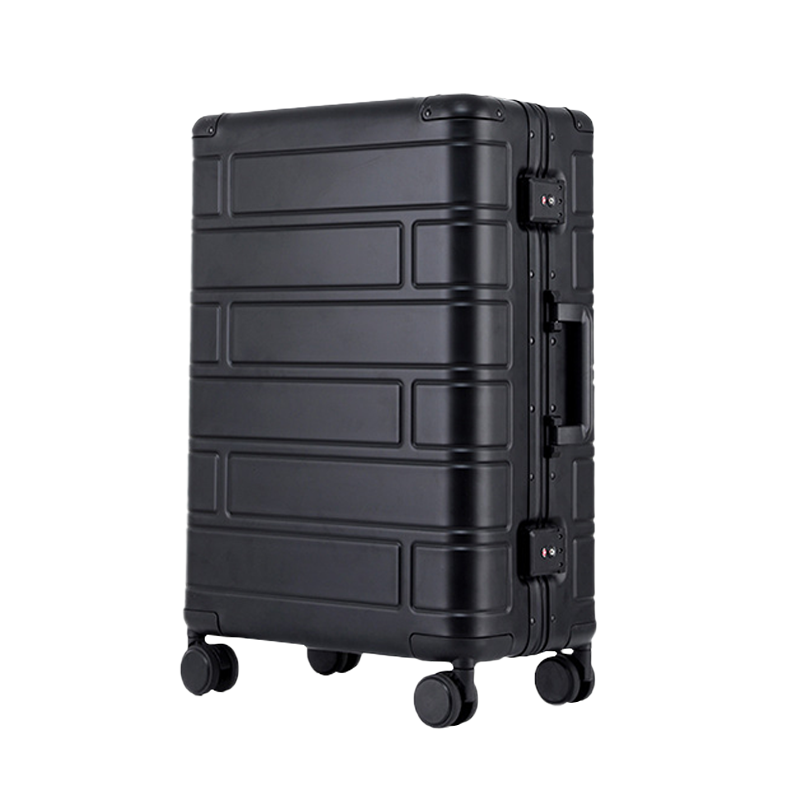 【スーツケース】LDUVIN アルミニウム ジェントル ブラック 180日間品質保証