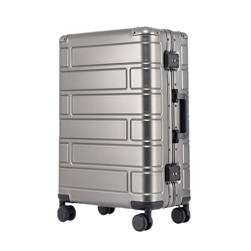 【スーツケース】LDUVIN アルミニウム ジェントル グレイ 180日間品質保証