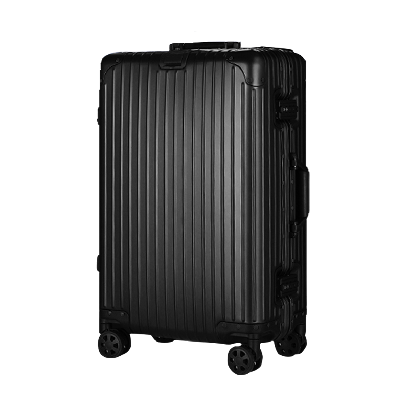 【スーツケース】LDUVIN エッセンシャル モダン スーツケースの全体画像 ブラック ポリカーボネート 180日間品質保証