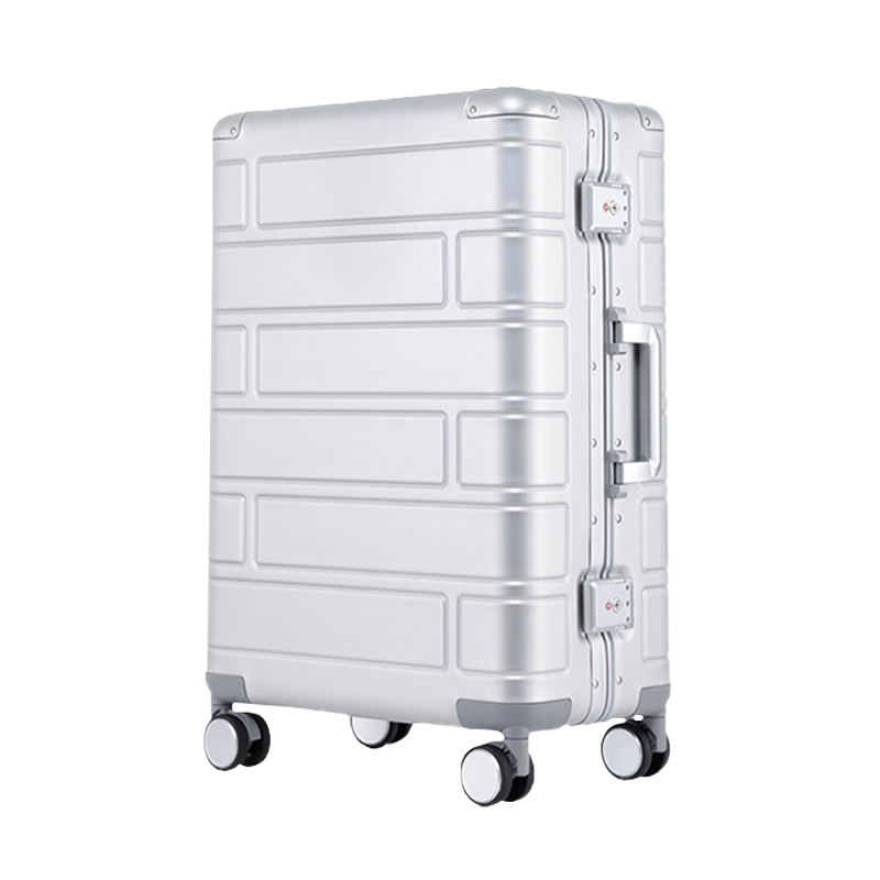 【スーツケース】LDUVIN アルミニウム ジェントル シルバー 180日間品質保証
