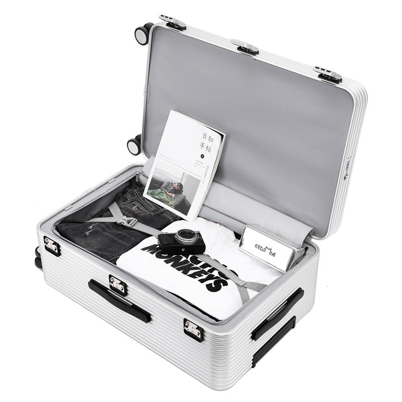 【スーツケース】LDUVIN アルミニウム フロントパネル クロスストラップの細部画像 180日間品質保証