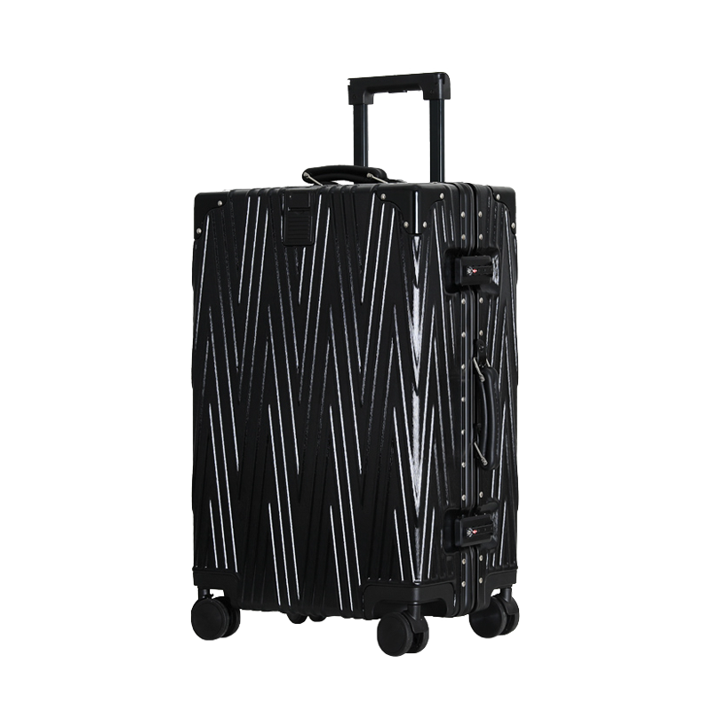【スーツケース】LDUVIN ポリカーボネート スペシャル スーツケースの全体画像 ブラック 180日間品質保証