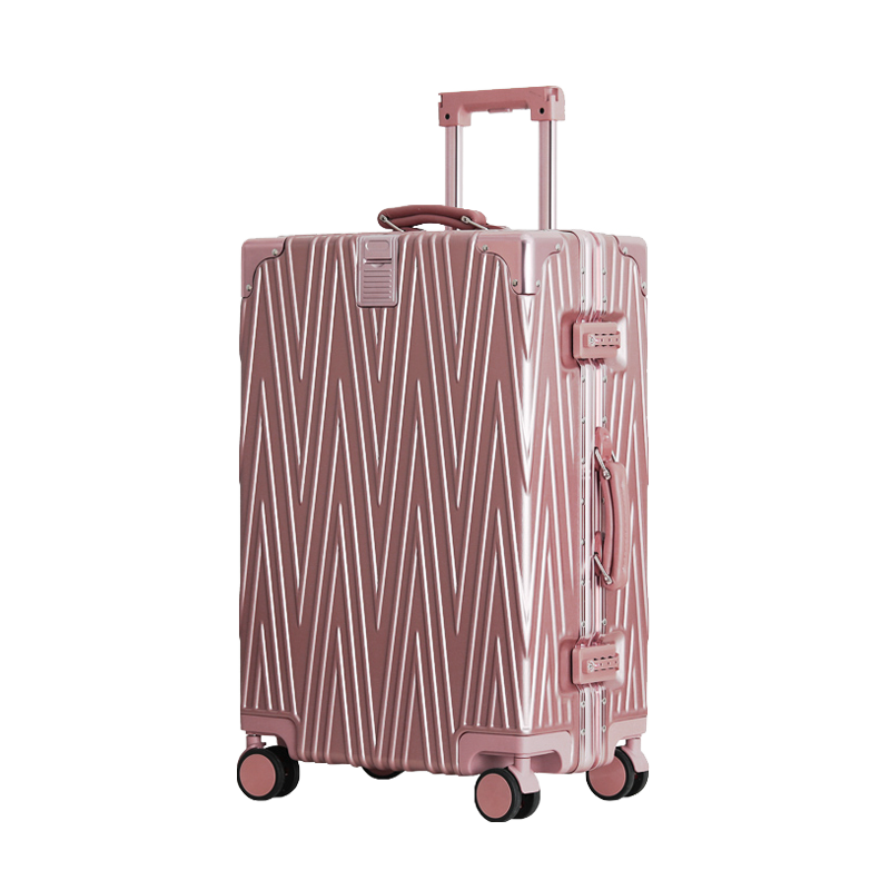 【スーツケース】LDUVIN ポリカーボネート スペシャル スーツケースの全体画像 ピンク 180日間品質保証